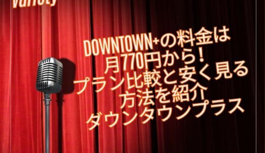 DOWNTOWN+の料金は月770円から！プラン比較と安く見る方法を紹介｜ダウンタウンプラス